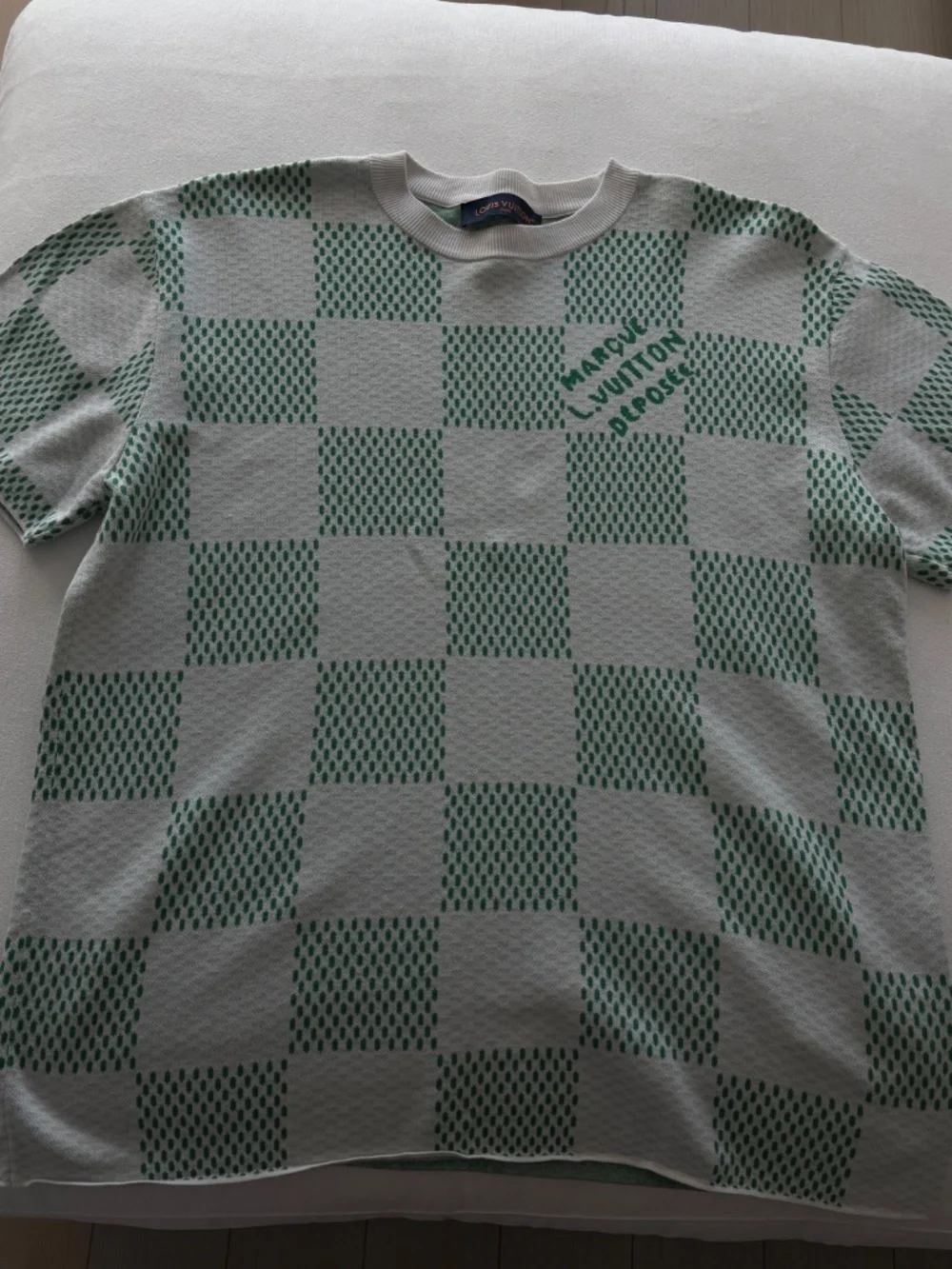 Louis Vuitton damier knitted T-shirt